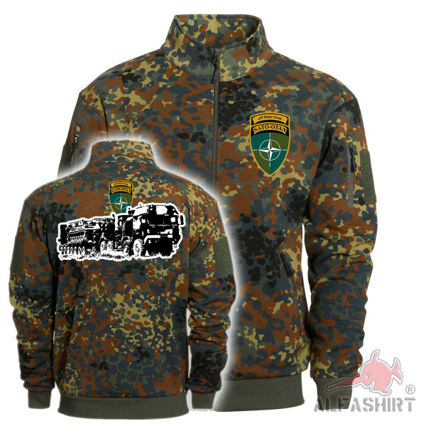 BW Flecktarn sweat jacket eFP BG Mammut SLT Bundeswehr use Baltic # 40311
