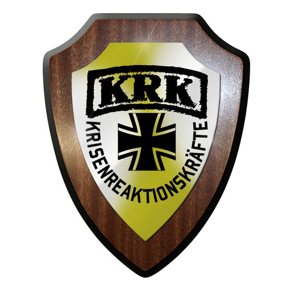 Wappenschild / Wandschild -Krisenreaktionskräfte KRK Einsatzkräfte Schnelle#9663