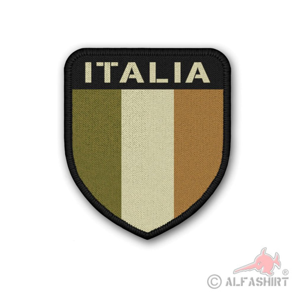 Patch ITALIA Emblem Tarn Militär Armee Aufnäher Italien Rom Army #26725