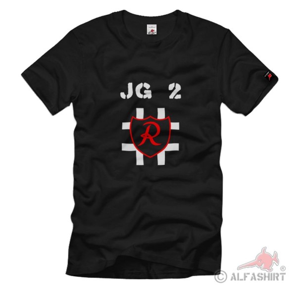 Jagdgeschwader Militär Luftwaffe WH Einheit Wappen Abzeichen- T Shirt #2062