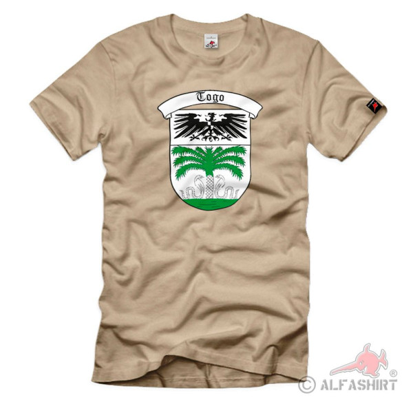 German Colony Togo Africa Coat of Arms Emblem Logo Schutztruppe T Shirt #2561