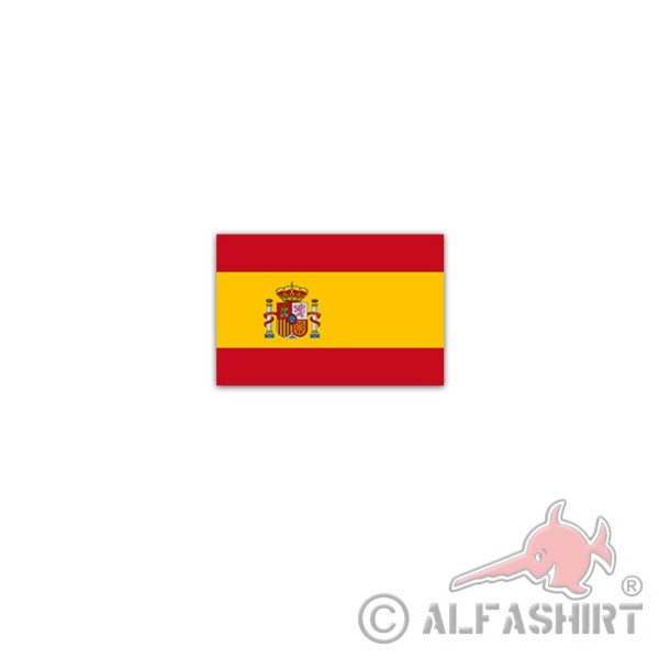 Aufkleber/Sticker Königreich Spanien Fahne Madrid Demokratie 11x7cm A2916
