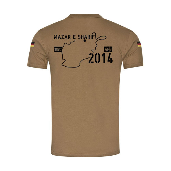 ISAF Mazar e Sharif 2014 Foreign Operations Veteran Use BW Tropical Shirt # 17684