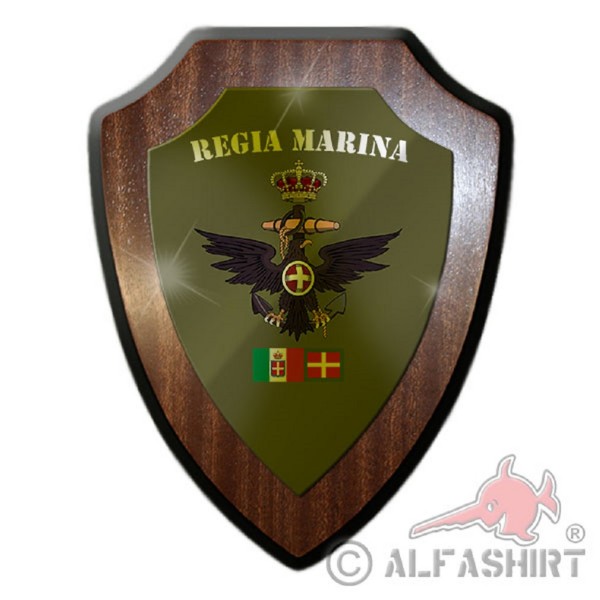 Regi Marina Italy Marine Eagle Badge Royal Navy escutcheon # 19834