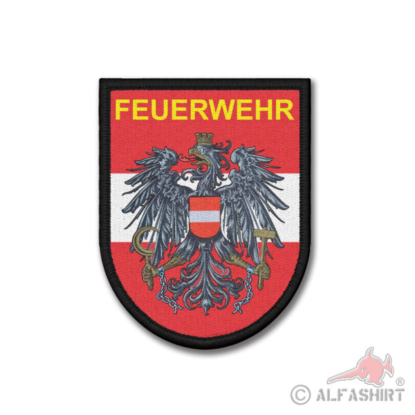 Patch Feuerwehr Österreich Wappen Tier Adler Brand NFS#37314