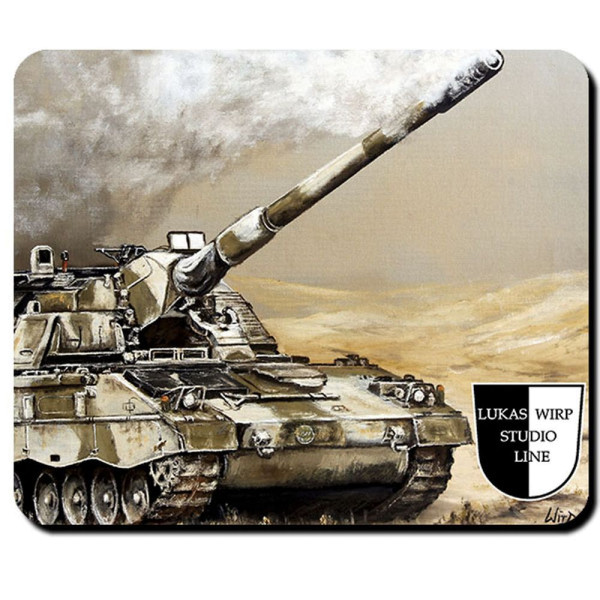 Mauspad Lukas Wirp PzH 2000 Panzerhaubitze Artillerie ISAF Panzer Kunst #23492