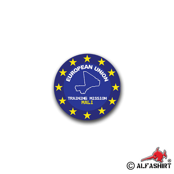 Sticker EUTM Mali European Union Training Mission 7x7cm A1619