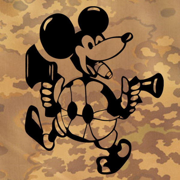 Sticker Galland Mouse Symbol Luftwaffe Logo 10x8cm # A114 Sticker 
