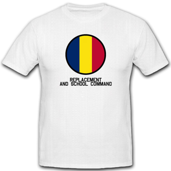 Replacement and School Command Wappen Emblem Abzeichen Militär - T Shirt #3066