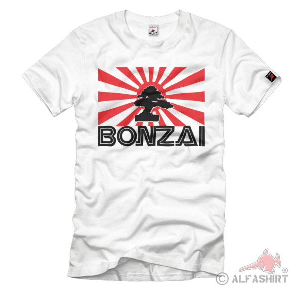 Samurai Japan Bonzai Kamikaze Flagge Fahne - T Shirt #672