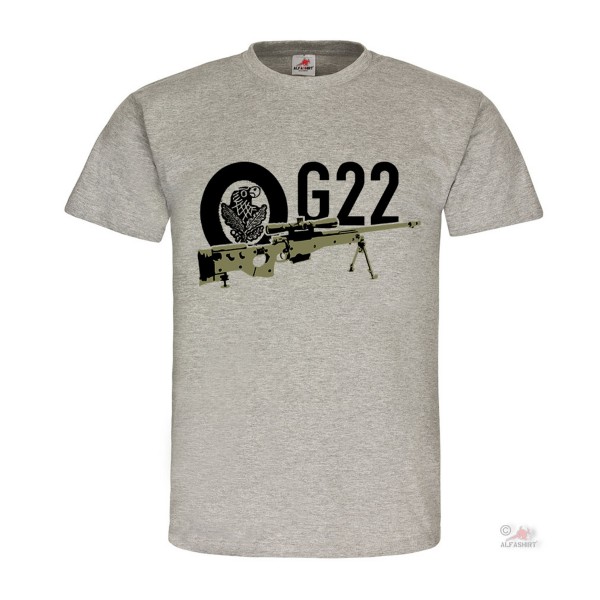 G22 Scharfschützengewehr Einheit Abzeichen Bw Sniper Jäger Waffe T-shirt #18803