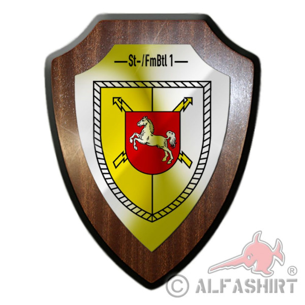 Wappenschild FmBtl 1 Fernmeldebataillon 1 Hannover Bothfeld Kirschholz #35446