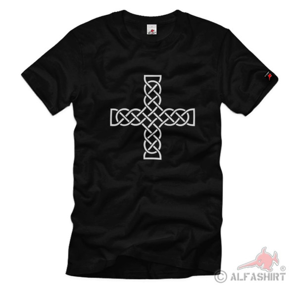 Keltisches Kreuz Sakralen Kunst Irland Kelten latein T-Shirt#127