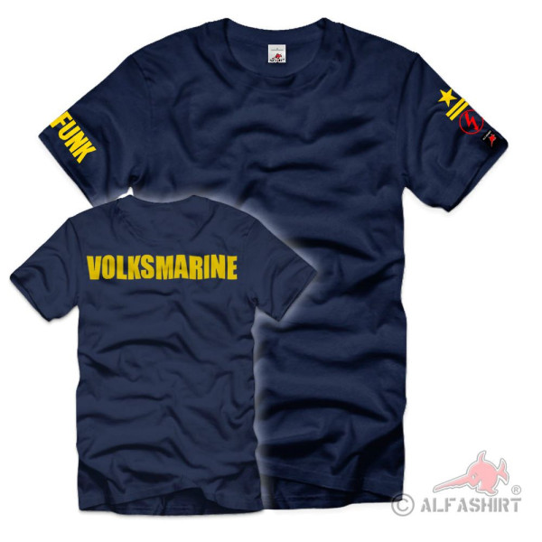 Volksmarine Stabsmatrose Funk Funker Marine NVA DDR Abzeichen T Shirt#40171