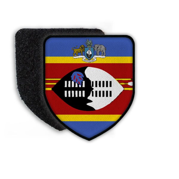 Patch Flag of Swaziland Flagge Staat Wappen Landesflagge Wappenzeichen #21331