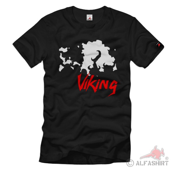 Wikinger Nordmänner Nordmann Krieg Hörner Dänemark Island - T Shirt #55