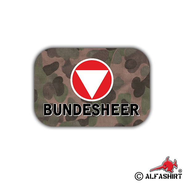 Aufkleber/Sticker Bundesheer Wappen Abzeichen Österreich Austria 7x6cm A1856