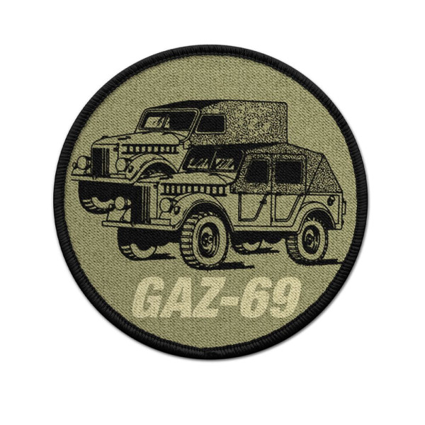 9cm patch Gaz-69 patch NVA DDR Russia off-road vehicle # 26092