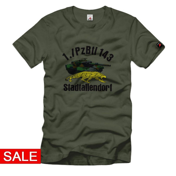 SALE shirt size L - 1st PzBtl 143 Stadtallendorf #R138
