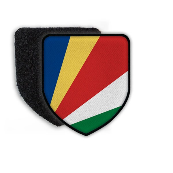 Patch Flagge von Seychelles Landeswappen Wappen Flagge Land Stadtwappen#21702