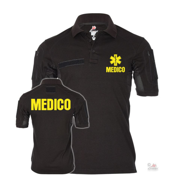 Tactical polo shirt Medico Italia doctor Italy shirt Emergency doctor Medic Milan # 35432
