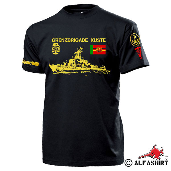Sperr UAW Obermaat border brigade coast GBK ReservistDRDR NVA - T Shirt # 17534