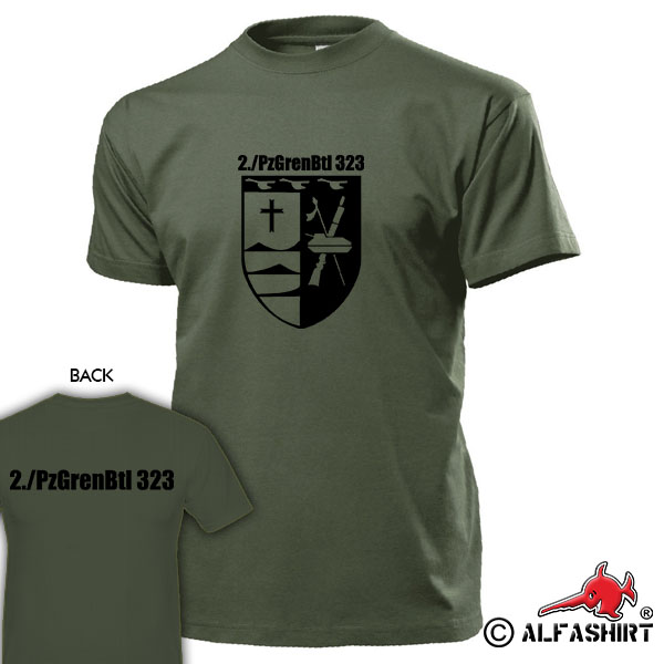 T Shirt #5478 PzGrenBtl 192 Panzergrenadierbataillon Panzer Grenadiere