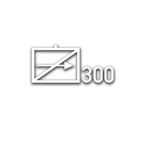 Aufkleber/Sticker Taktisches Zeichen FSK 300 Fernspäh Kompanie 14x30cm A5079