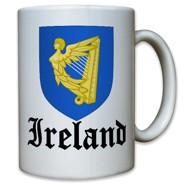 Irland Ireland Iren Königreich König Wappen Emblem Wappen - Tasse #10249