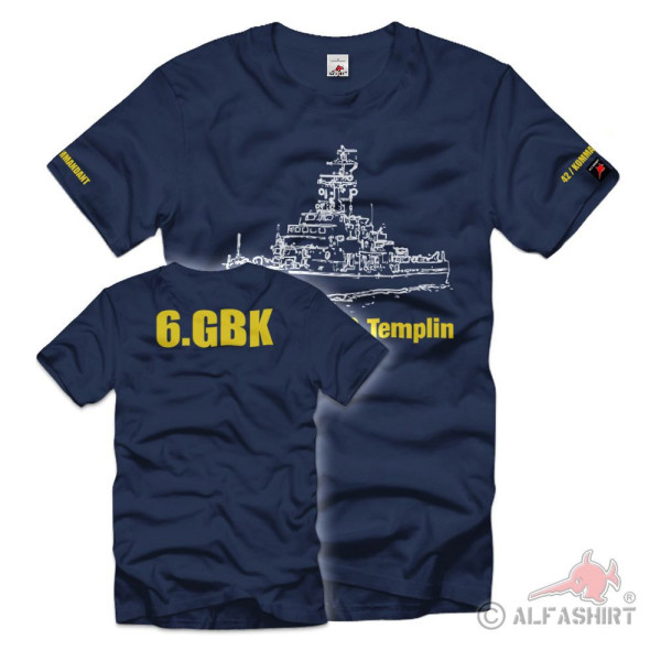 GSA G442 Templin Border Brigade Coast Warnemünde People's Navy T-Shirt #40458