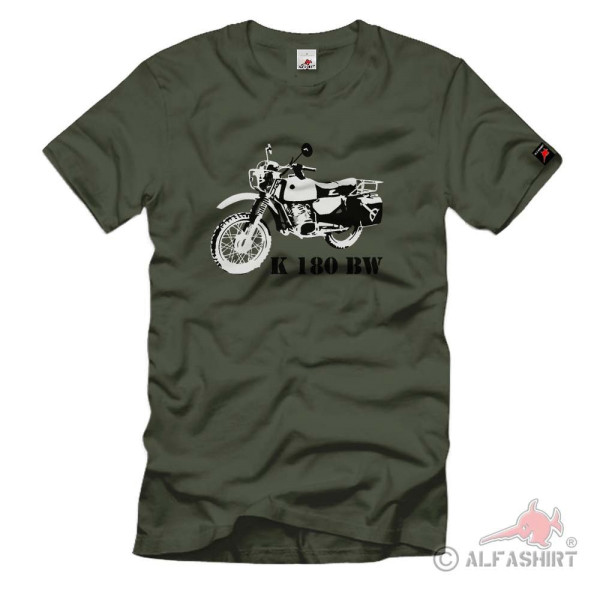 K180 Krad Motorrad Bundeswehr Moped Militär - T Shirt #423