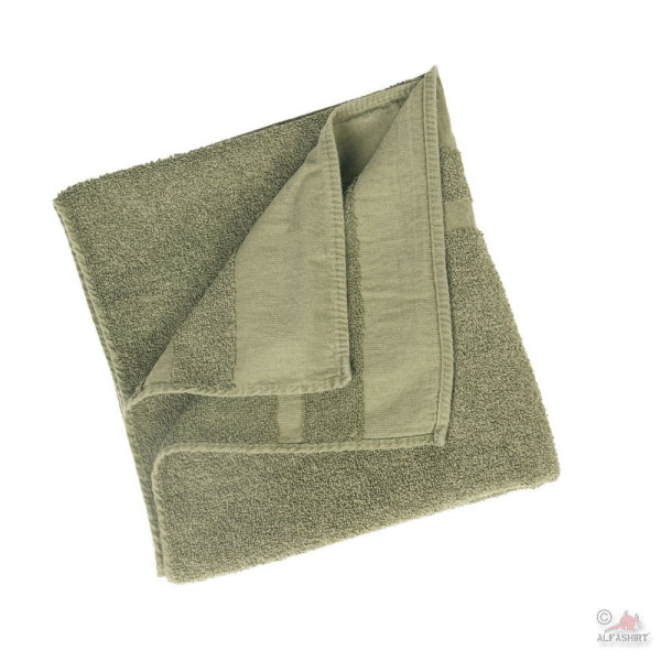 BW towel olive-green military Bundeswehr equipment army survival camping # 14187
