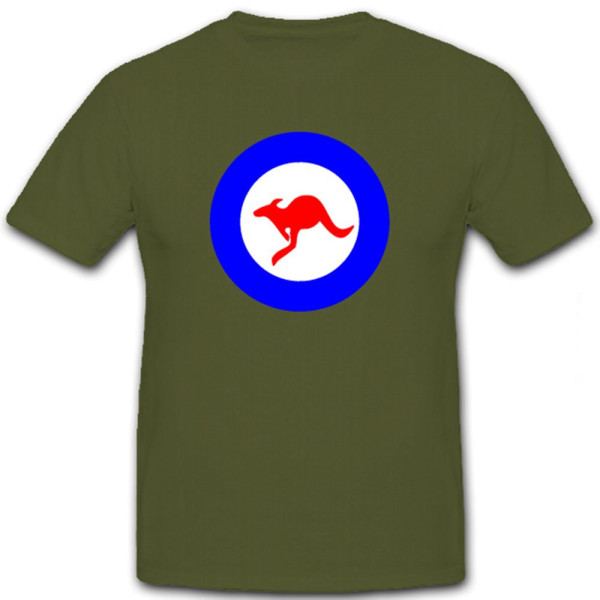 Australia Kokarde Mit Kangaroo- T Shirt #6161