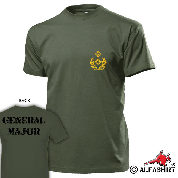Major General Rank Bundeswehr BW Badge Shoulder Flap - T Shirt # 15912