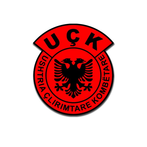 UCK Aufkleber Sticker Kosovo Armee Befreiungsarmee Unabhängigkeit 6x7cmA5586