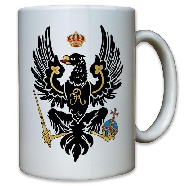 Preußen preußischer Adler Deutschland Adel Wappen Abzeichen - Tasse #11569