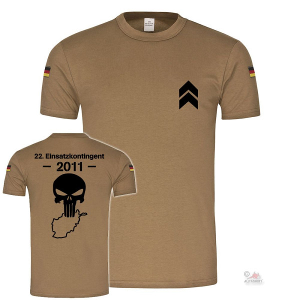 ISAF contingent use 22 Sergeant KUNDUZ TASK FORCE BW tropical shirt # 20105