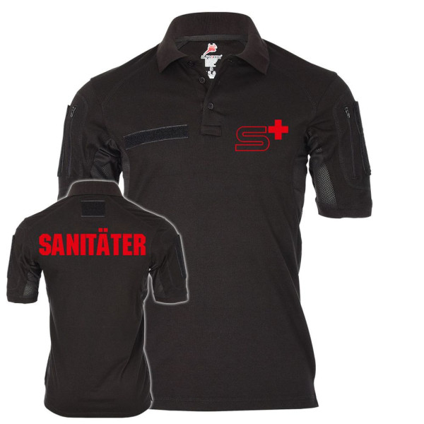 Tactical Poloshirt ALFA Sanitäter Sani Arzt-Helfer Notarzt #21757