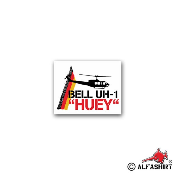 Aufkleber/Sticker Bell UH-1 HUEY Mehrzweckhubschrauber Heli Pilot 9x7cm A2386