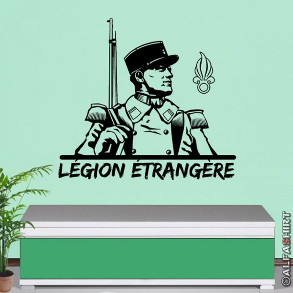 Legion Etrangere Légion étrangère Französische Soldat Wandtattoo 45x41cm #12432