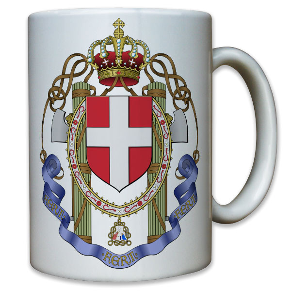 Königreich Italien 1929 43 Wappen Abzeichen Emblem Wk Italia - Tasse #9563