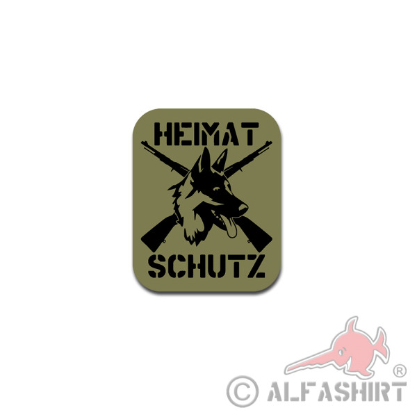Heimatschutz Sticker Aufkleber Homeland Security Deutscher 10x12cm#A4952