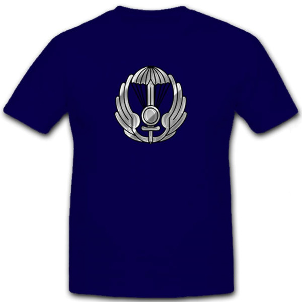 Silbernes Italienisches Fallschirmjäger Barettabzeichen - T Shirt #6725