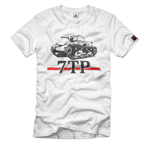 7TP polnischer Panzer Polen 1939 Polska tank T-Shirt#33024