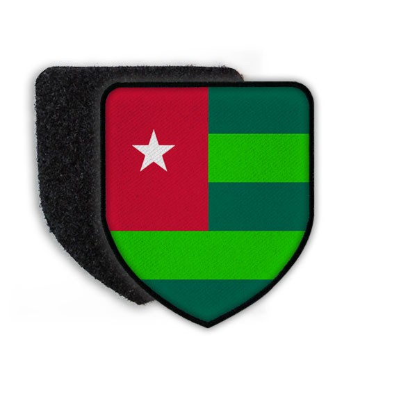 Patch Flagge von Togo Landesfahne Landesflagge Wappen Zeichen Land Nation #21452