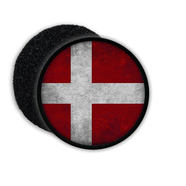 Patch Denmark Dänemark Dänisch Kopenhagen Monarchie Staat Flagge Aufnäher #20567