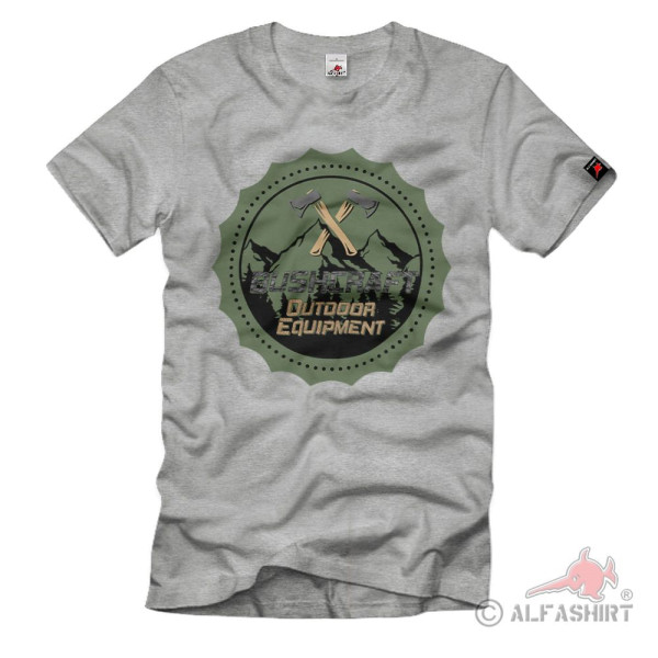 Bushcraft Survival Outdoor Adventure backpacking shelter compass T-Shirt #36731