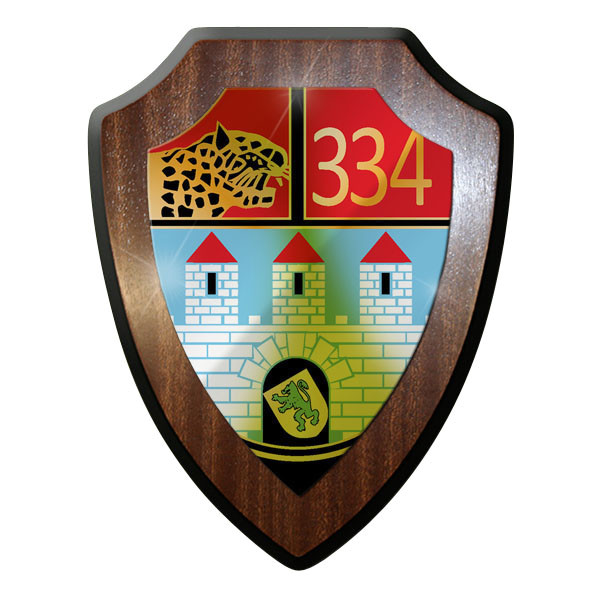 Wappenschild -PzBtl 334 Panzerbataillon Panzer Bataillon Leopard Heer #9332