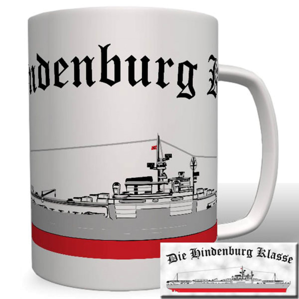 Hindenburg Schiff Klasse 1 Marine Wh Wk Schlachtschiff Mee - Tasse #2849