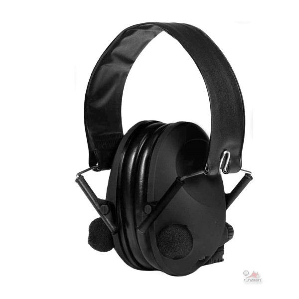Elektronischer Gehörschutz Ear Defender Ohrmuschel mit Kopfbügel Schutz #35457